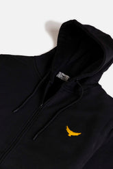 Premium Fleece Zip Hoodie - Black